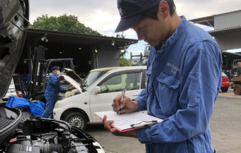 お車の査定の写真